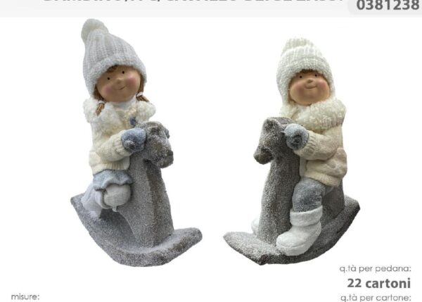 BAMBINO C/CAVALLO BEIGE 2A. 0381238