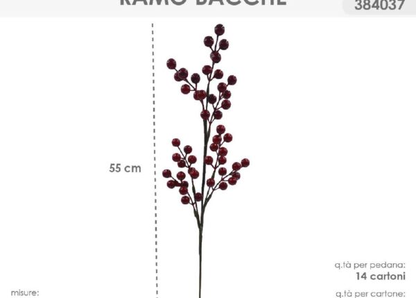 RAMO BACCHE 55CM 384037