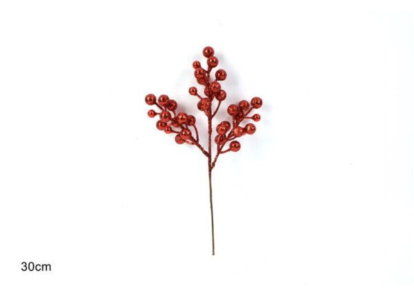 SPILLONE BACCHE GLITTERATEROSSO ART.MI007654