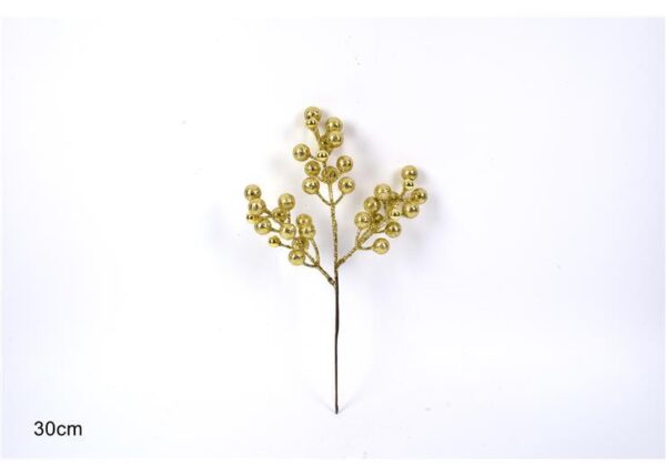 SPILLONE BACCHE GLITTERATE ORO ART.MI007654A