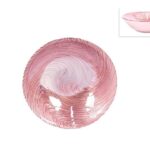 COPPETTA VETRO 18CM ROSA3Y19051/ECHOLINE-BOWL -L.L. DSSPINK