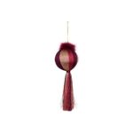 PALLE 13CM C/PIUME E CIACCIOLI ART.LN001774B