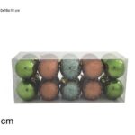 PALLE 8CM 20PZ VERDE/MARRONE 8020N1-5942SYX14