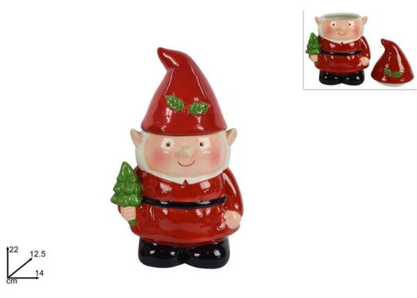 BARATTOLO CERAMICA FOLLETTO NH21B0403/NH21B0404 ART.CA013306