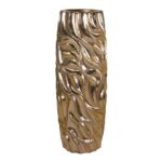 VASO RESINA ORO TONDO 30X102CM ART.611303