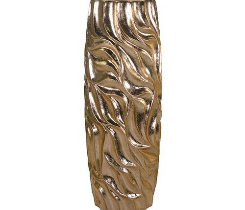 VASO RESINA ORO TONDO 30X102CM ART.611303