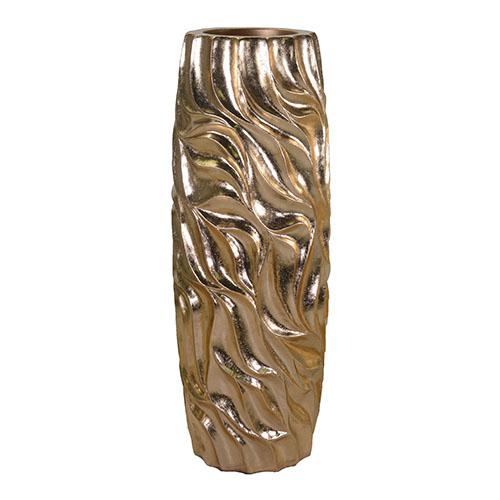 VASO RESINA ORO TONDO 30X102CM ART.611303 VASO RESINA ORO TONDO 30X102CM ART.611303