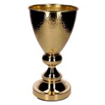 VASO METALLO ORO CM19X19H34 ART.614201