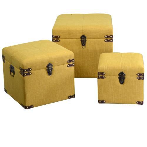 BAULE LINO 1-3 GIALLO QUADRO PICCOLO BAULE LINO 1-3 GIALLO QUADRO PICCOLO