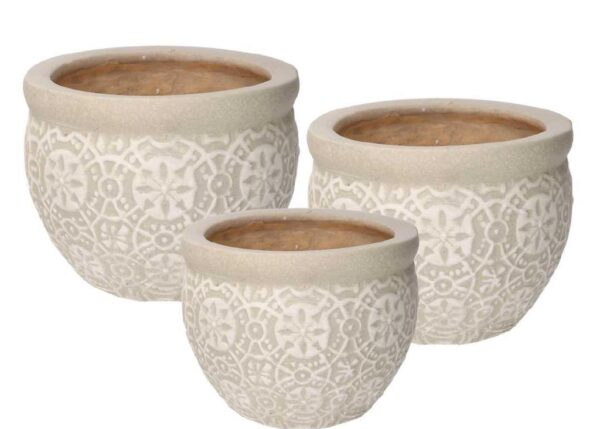 COPRIVASO CERAMICA 1^ DECORI BIANCO PICCOLO CMÃ˜17H13 ART.5866750100