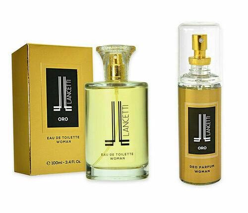 LANCETTI ORO EDT 100 ML + DEO 120 ML FOR WOMAN ART.LANC09