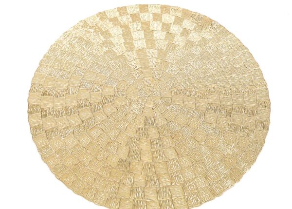 SOTTOPIATTO ORO IN PVC DIAM.38CM ART.41629 -