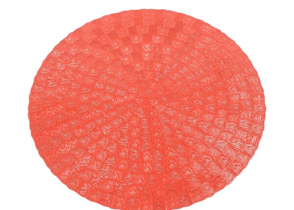 SOTTOPIATTO ROSSO IN PVC DIAM.38CM ART.41681 -