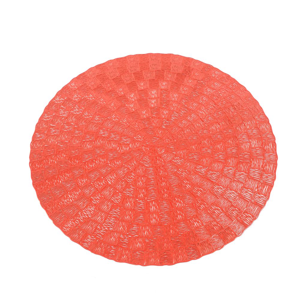 SOTTOPIATTO ROSSO IN PVC DIAM.38CM ART.41681 - SOTTOPIATTO ROSSO IN PVC DIAM.38CM ART.41681 -