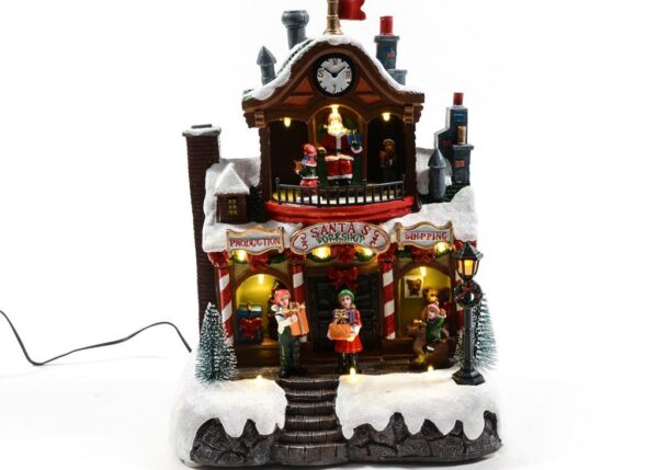 GIOSTRINA NAT. LU/SUO/MOV A BATT. 22X16XH.29CM IN RESINA ART.51420 -