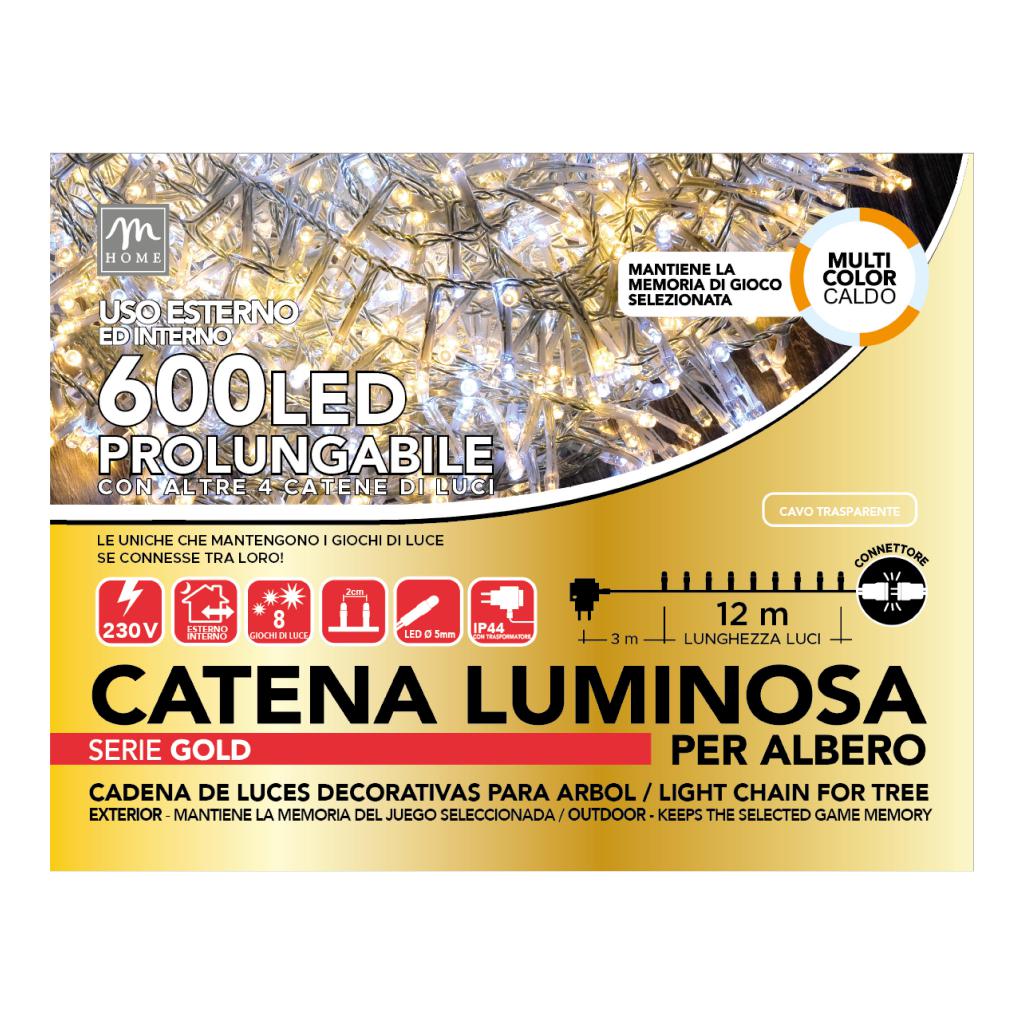 MINILUCCIOLE 600 LED MULTICOLORE BIANCO CALDO E FREDDO DA ESTERNO PROLUNG.CON 8 GIOCHI E MEMORIA ART.68909 - MINILUCCIOLE 600 LED MULTICOLORE BIANCO CALDO E FREDDO DA ESTERNO PROLUNG.CON 8 GIOCHI E MEMORIA ART.68909 -