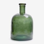 VASO BOTTIGLIA IN VETRO VERDE DIAM.12XH.20CM ART.96346 -