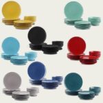 SET 18 PIATTI IN CERAMICA ARMONIA VERDE 27/21/20CM ART.01538 -