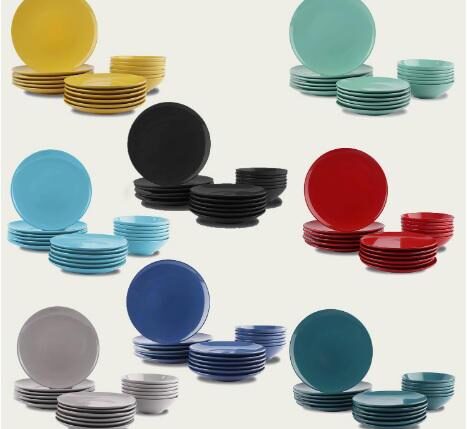 SET 18 PIATTI IN CERAMICA ARMONIA VERDE 27/21/20CM ART.01538 -