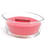 CANDELA IN VETRO AL PROFUMO DI VINO ROSSO 19.5X11XH.8.5CM ART.56613 -