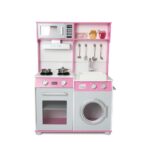 CUCINA LEGNO MEDIA CON ACCESSORI - ROSA ODG026