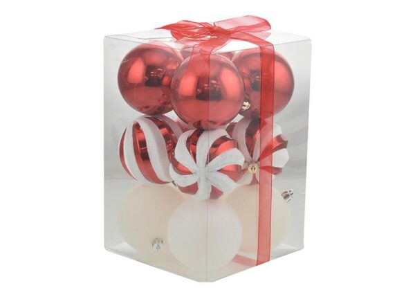 PALLE DI NATALE 8CM 12PZ
