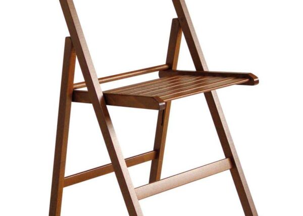 SEDIA PIEGHEVOLE LEGNO NOCE ART.IT220/12