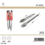 PINZA PER CUCINA IN ACCIAIO 2PZ ART.649164