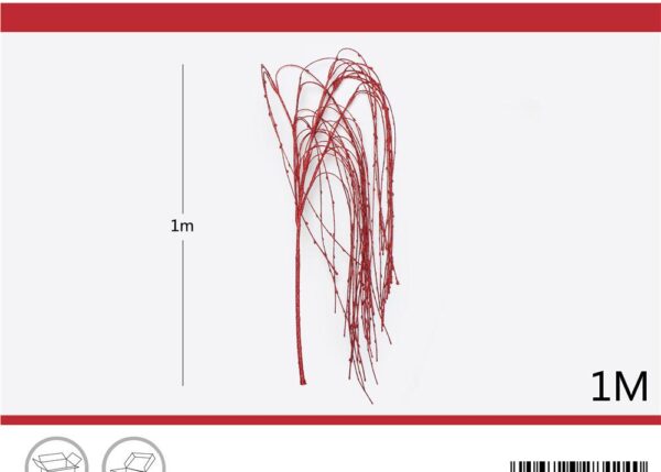 RAMI GLITTERATI 1M ROSSO ART.6284240