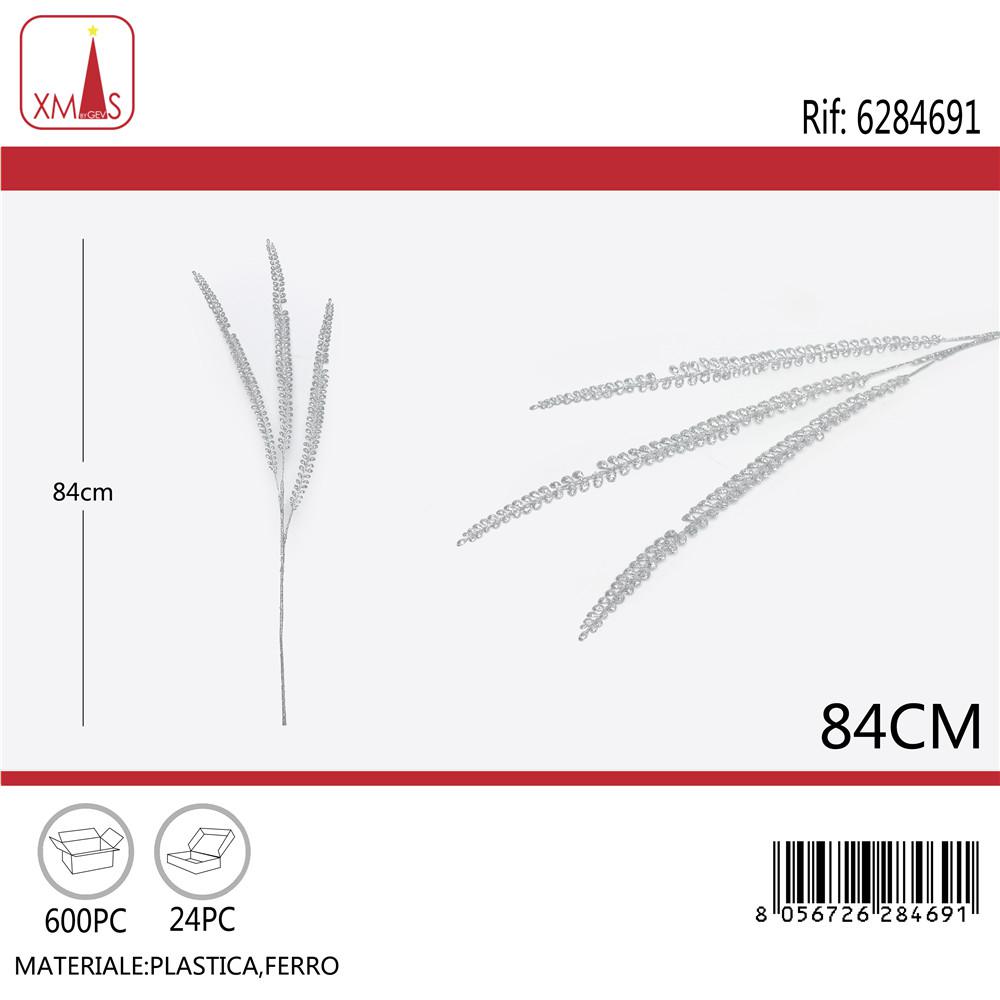 RAMI GLITTERATI 84CM ARGENTO ART.6284691 RAMI GLITTERATI 84CM ARGENTO ART.6284691