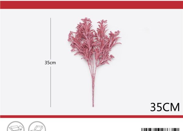 MAZZETTO GLITTERATO 35CM ROSA ART.6286350