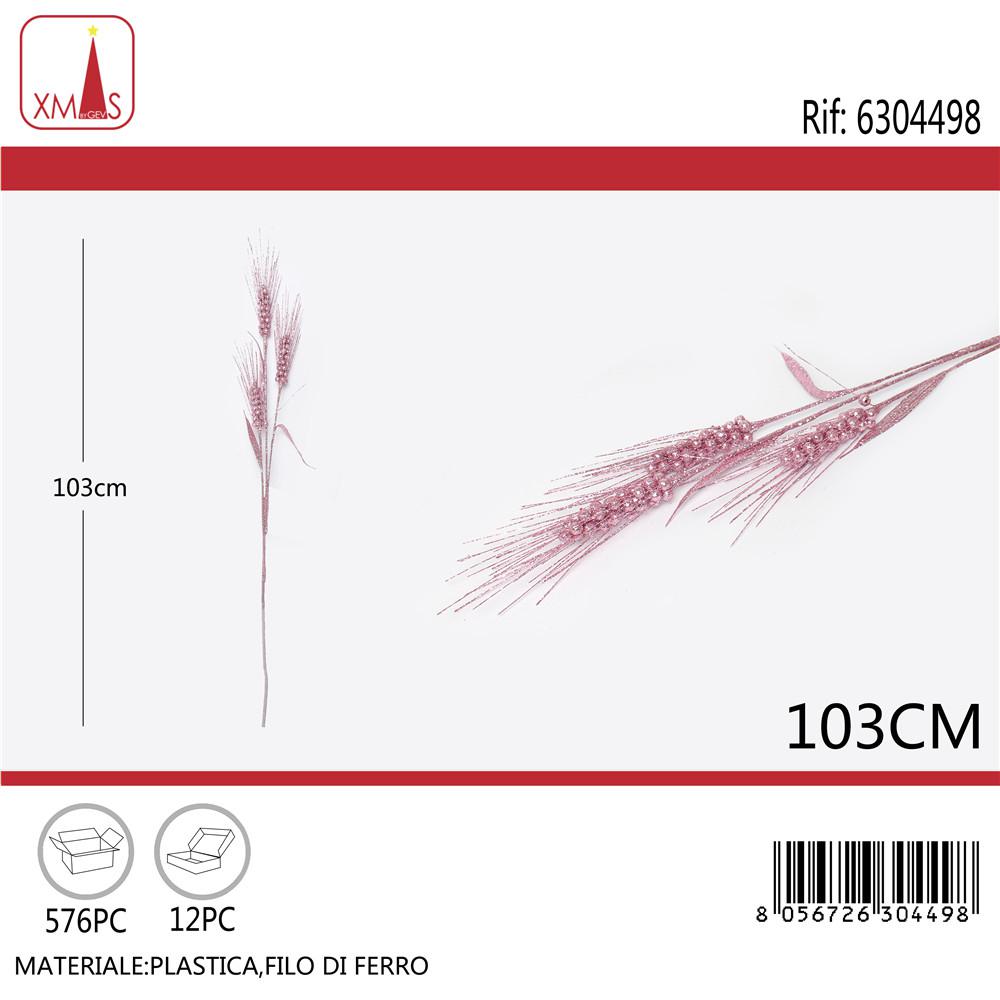 STELO NATALIZIO GLITTERATO 103CM ROSA ART.6304498 STELO NATALIZIO GLITTERATO 103CM ROSA ART.6304498