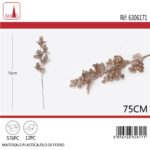 STELO NATALIZIO GLITTERATO 75CM ORO ROSA ART.6306171