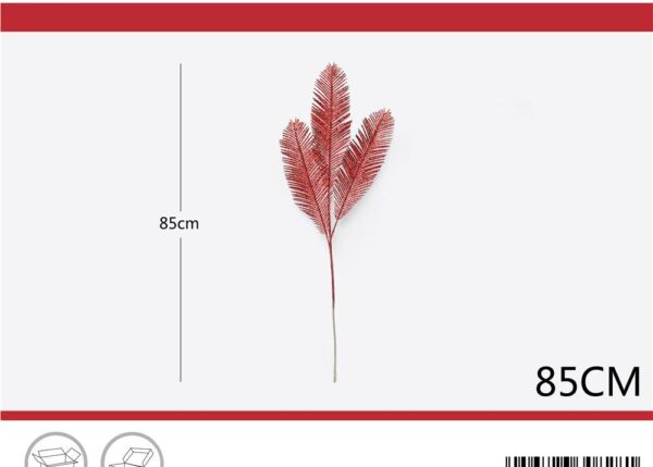 STELO NATALIZIO GLITTERATO 85CM PINO ROSSO ART.6308281