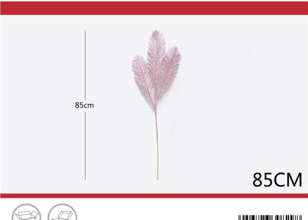 STELO NATALIZIO GLITTERATO 85CM PINO ORO ROSA ART.6308298