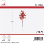STELO NATALIZIO GLITTERATO 77CM ROSSO ART.6308632