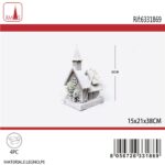 CASETTA DECORATIVA IN LEGNO 15X21X38CM ART.6331869