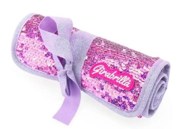 GIRABRILLA PUFFER PENCIL CASE-ROLL LILLA ART.19013