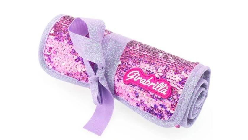 GIRABRILLA PUFFER PENCIL CASE-ROLL LILLA ART.19013 GIRABRILLA PUFFER PENCIL CASE-ROLL LILLA ART.19013