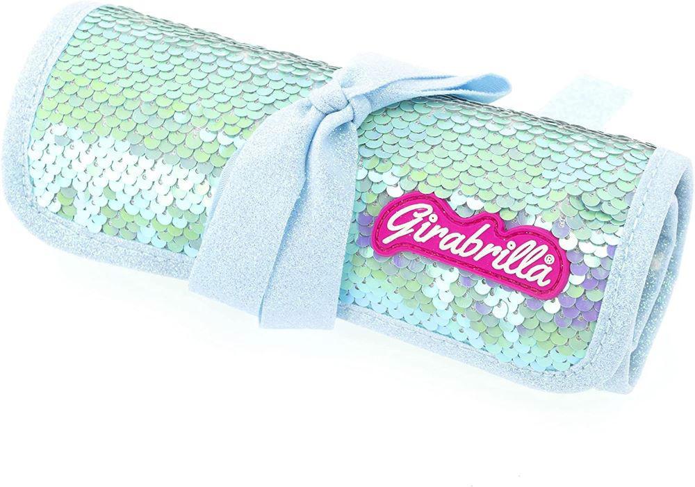 GIRABRILLA PUFFER PENCIL CASE-ROLL CELESTE ART.19014 GIRABRILLA PUFFER PENCIL CASE-ROLL CELESTE ART.19014