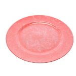 SOTTOPIATTO DECORATO D.33CM M.FS6018-O ROSSO ART.3364368