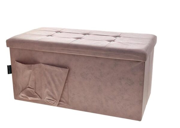 PANCA LEATHAIRE TASC.+BOTT.76X38CM ROSA 6434151