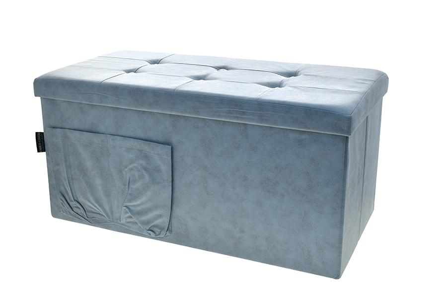 PANCA LEATHAIRE TASC.+BOTT.76X38CM AZZURRO 6434153 PANCA LEATHAIRE TASC.+BOTT.76X38CM AZZURRO 6434153