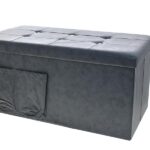 PANCA LEATHAIRE TASC.+BOTT.76X38CM GRIGIO SC. 6434155