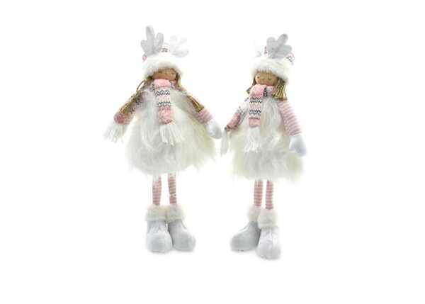 BOY&GIRL 2ASS 18X10X45CM BIANCO/ROSA ART.2953118
