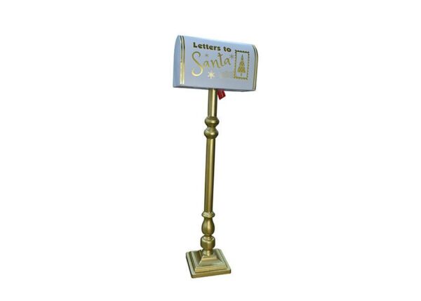 CASSETTA POSTALE NATALIZIA 33X18X100,5 ORO