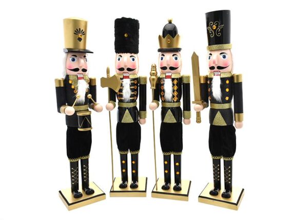 SCHIACCIANOCI M.D6 36CM NERO/ORO 4ASS ART.6107341