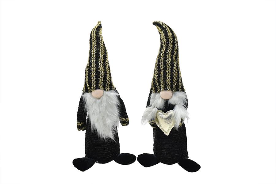 GNOMO BOY&GIRL 2ASS 17X14X53CM NERO/ORO ART.6119214 GNOMO BOY&GIRL 2ASS 17X14X53CM NERO/ORO ART.6119214