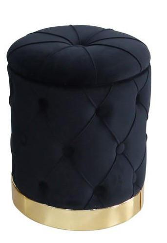 POUF VELLUTO JEREMY + CONTENITORE NERO PICCOLO DIAM31XH38 POUF VELLUTO JEREMY + CONTENITORE NERO PICCOLO DIAM31XH38