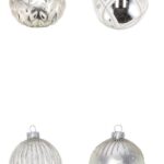 PALLA VETRO 8 CM SILVER ART.105752